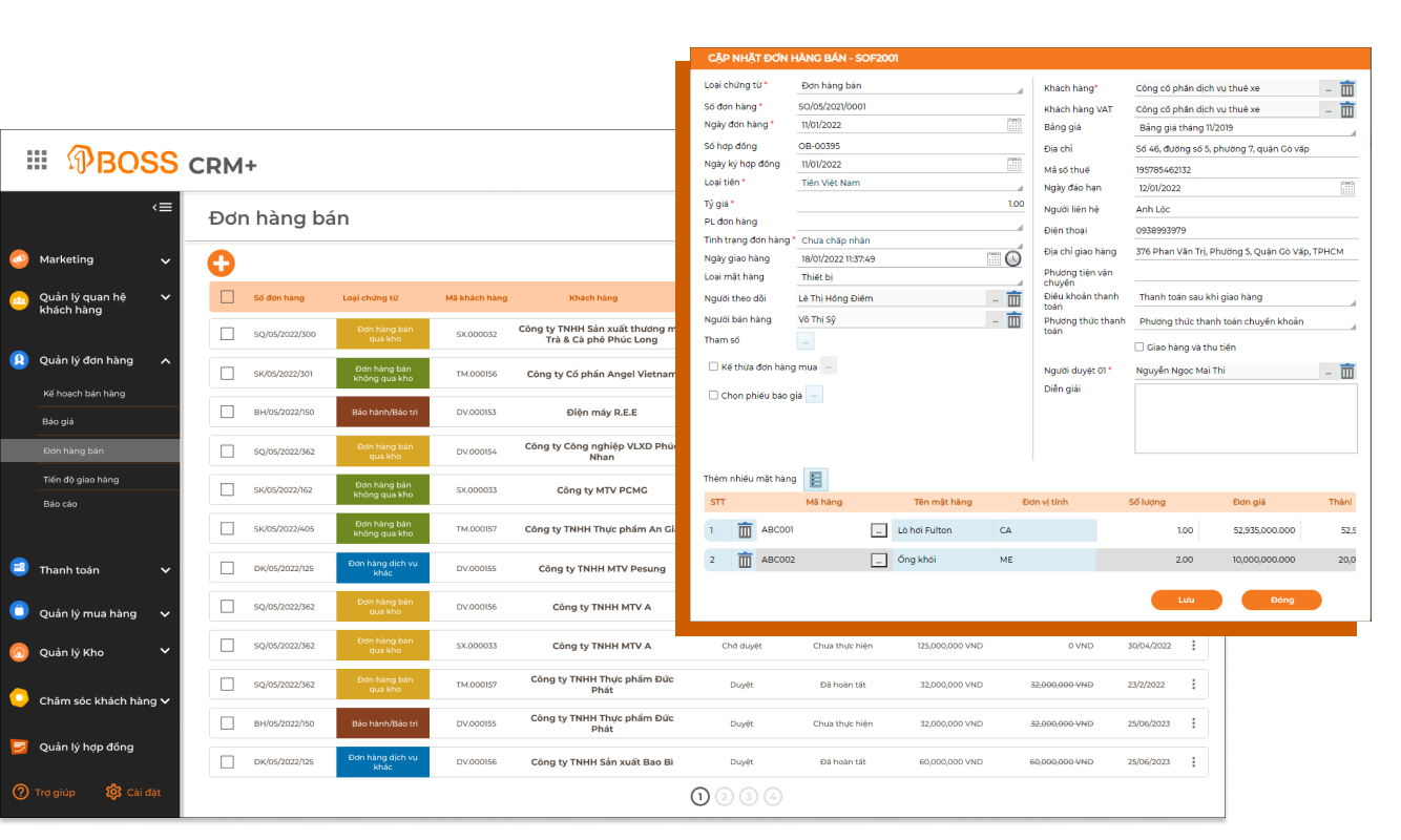 Thiết lập chỉ tiêu cần thiết