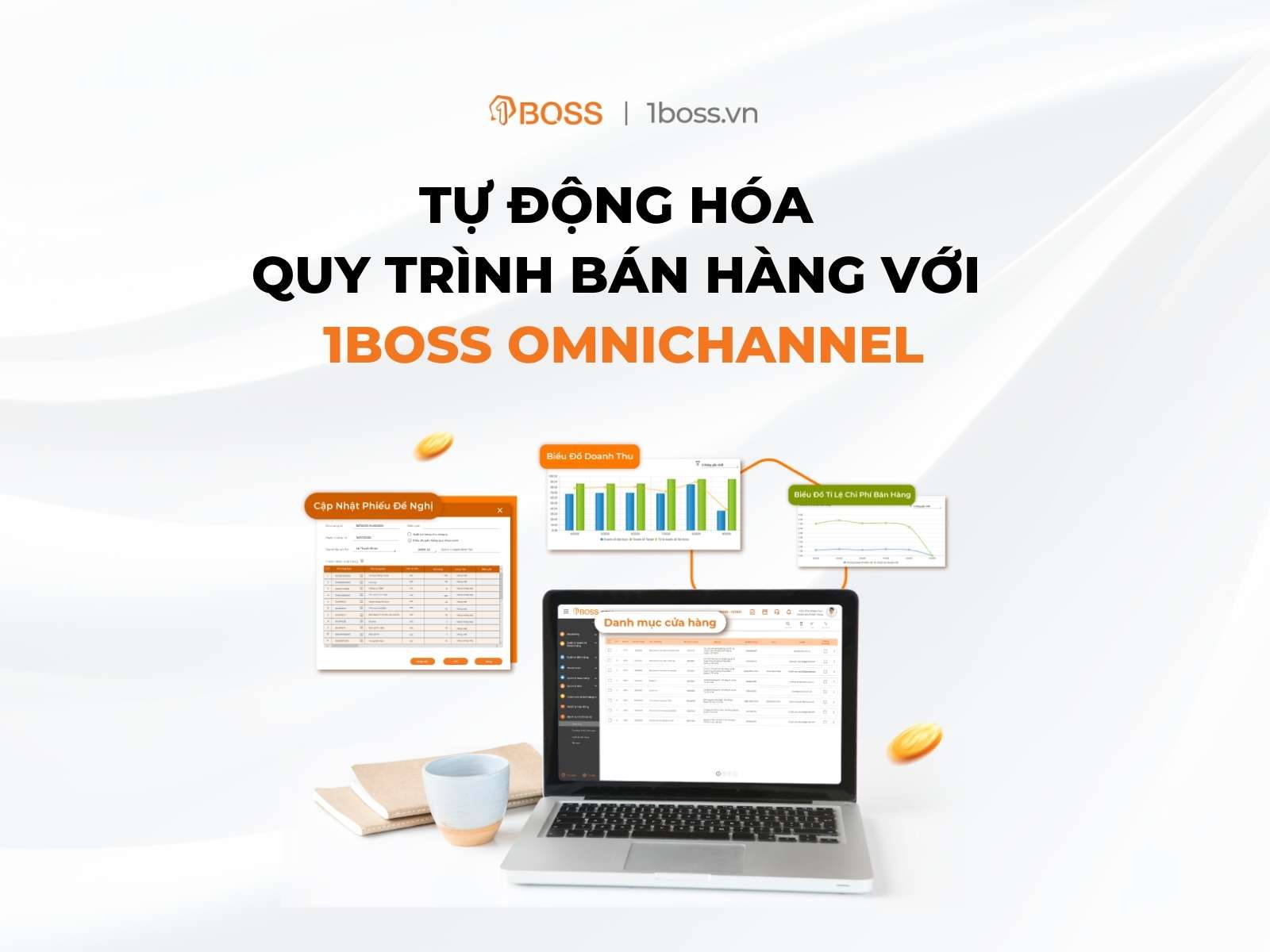 Tự động hóa quy trình bán hàng chuyên nghiệp với 1BOSS Omnichannel