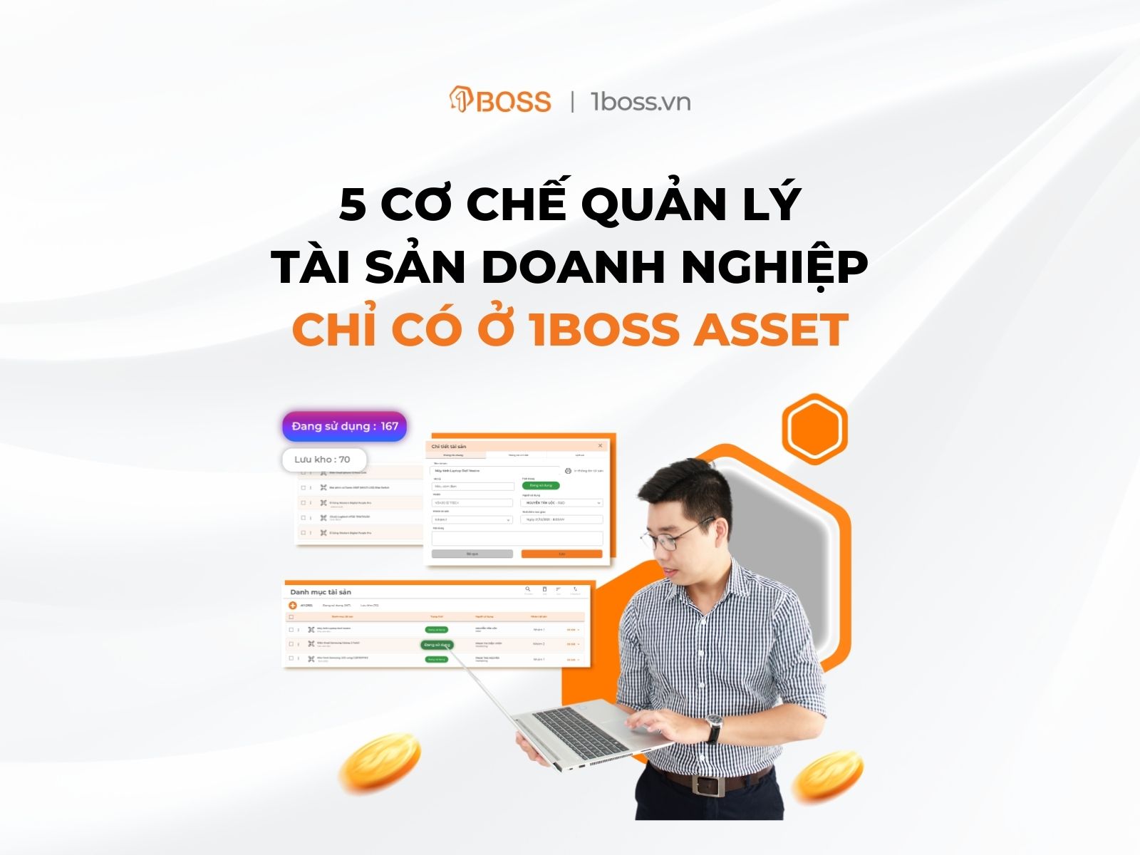 5 cơ chế quản lý tài sản doanh nghiệp chỉ có ở 1BOSS Asset