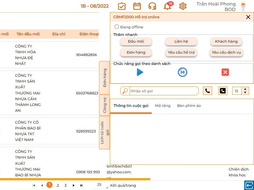 Top 3 phần mềm CRM tích hợp tổng đài ảo tốt nhất hiện nay