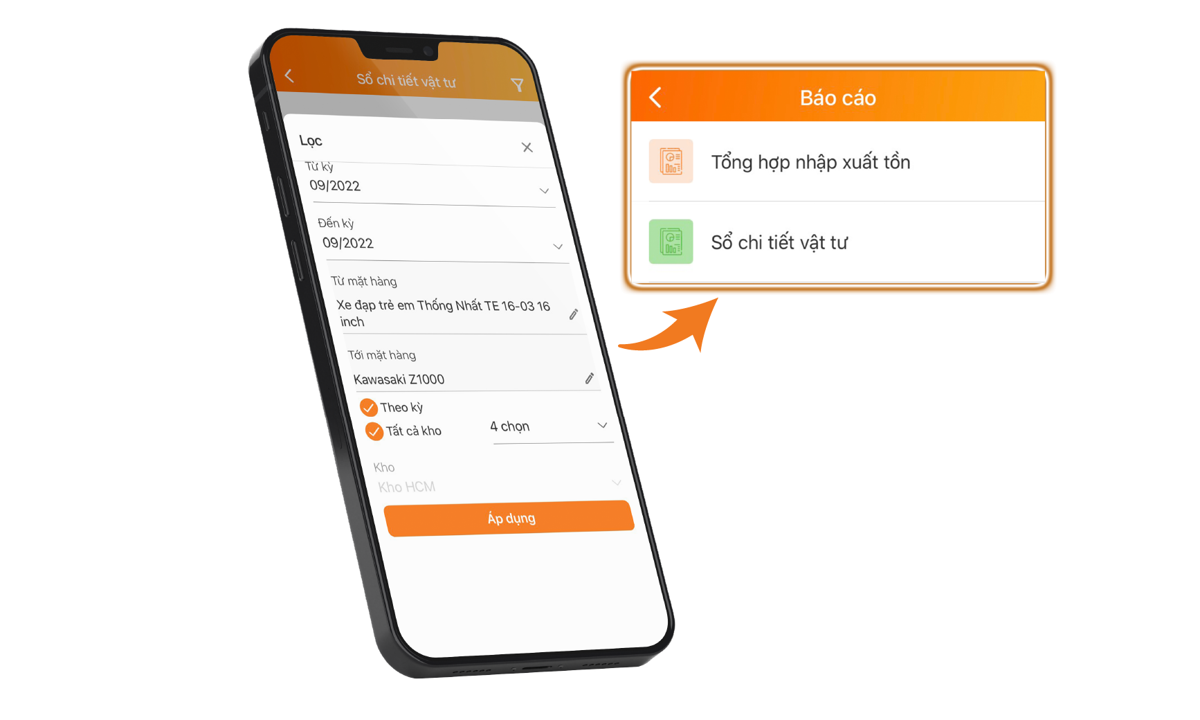 Quản lý và tra cứu hàng hóa mô hình đa kho 24/7