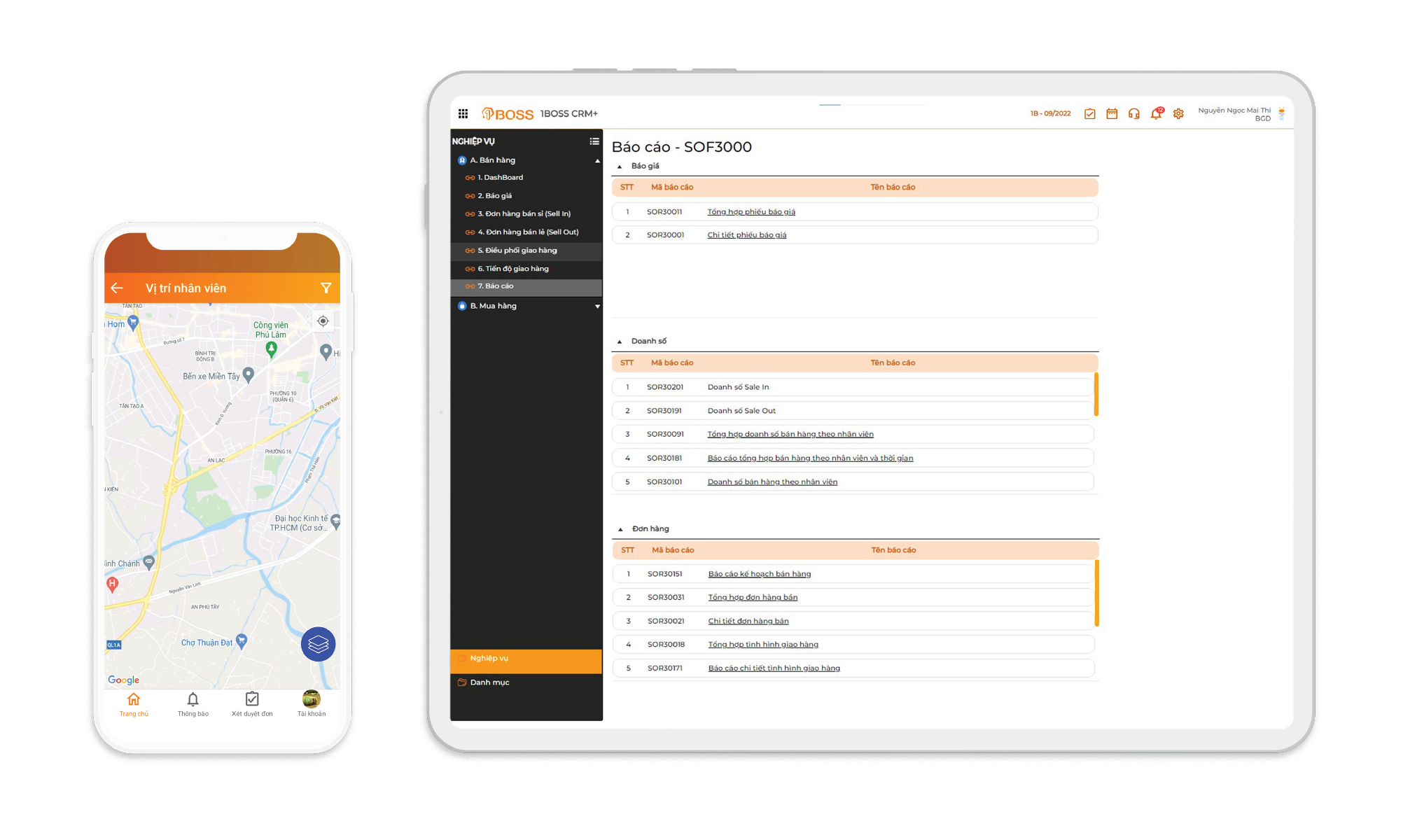 Định vị nhân viên sale thị trường