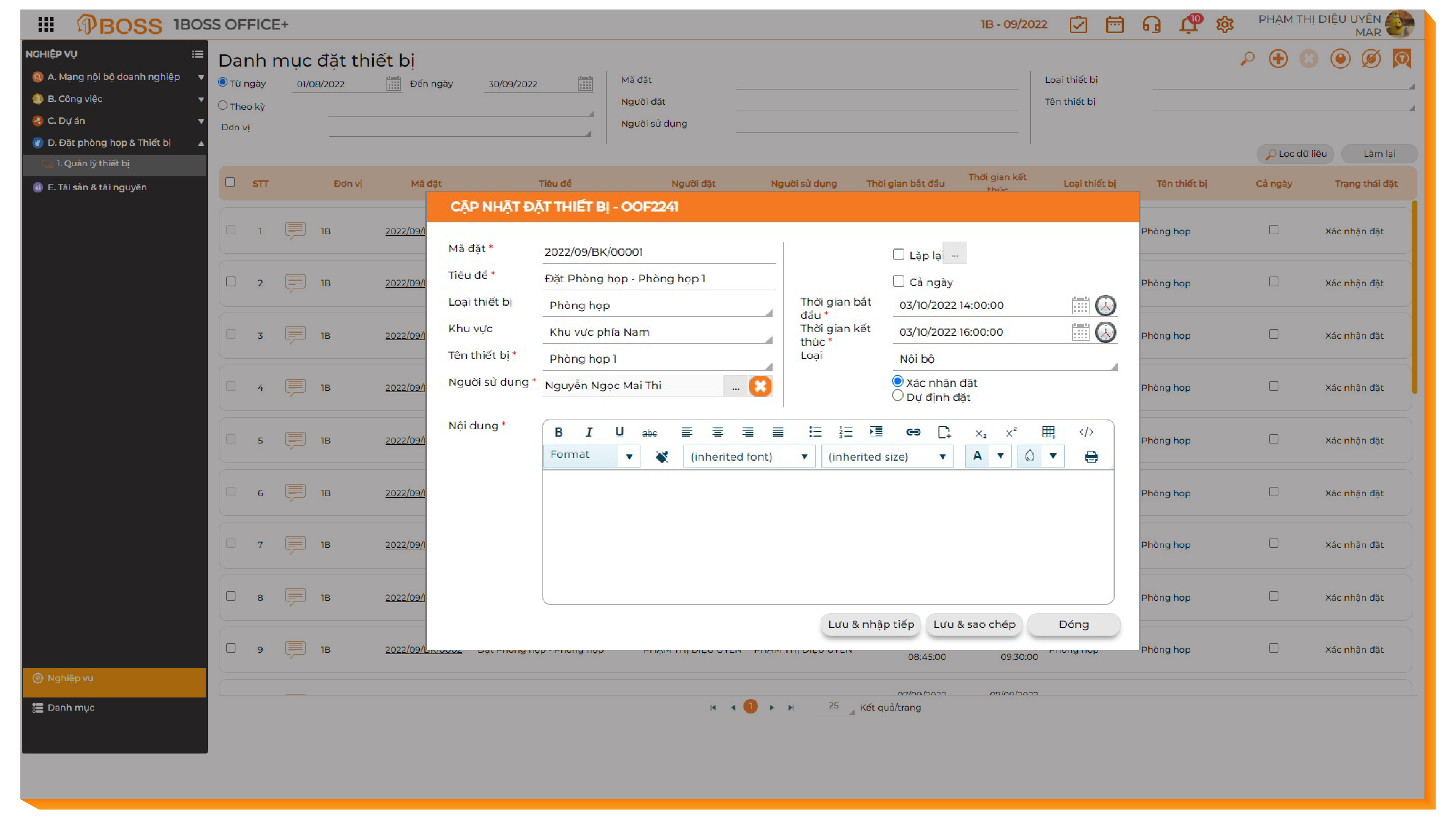 Tạo và duyệt các đề nghị nhanh chóng