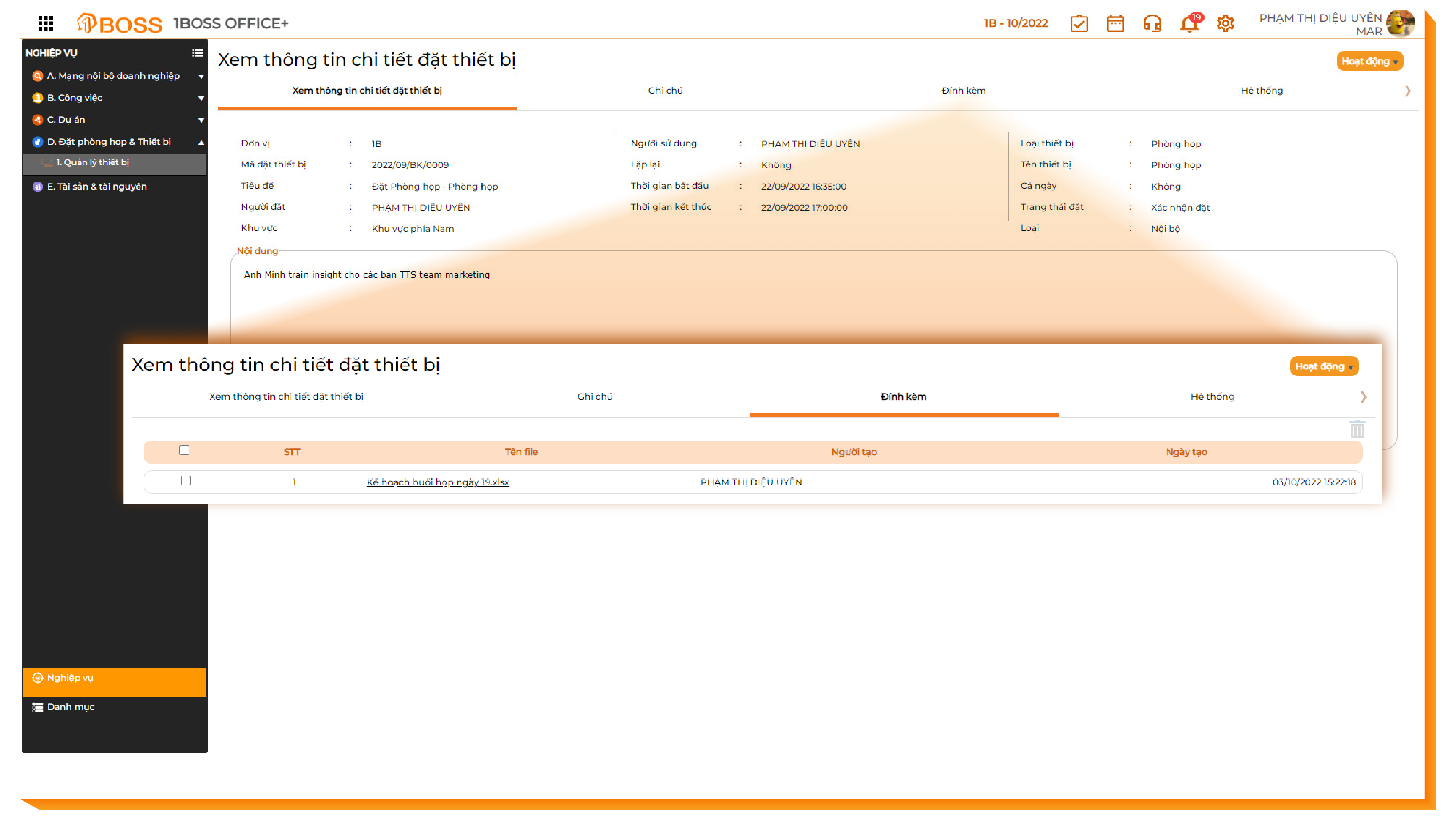 Công cụ booking hiệu quả