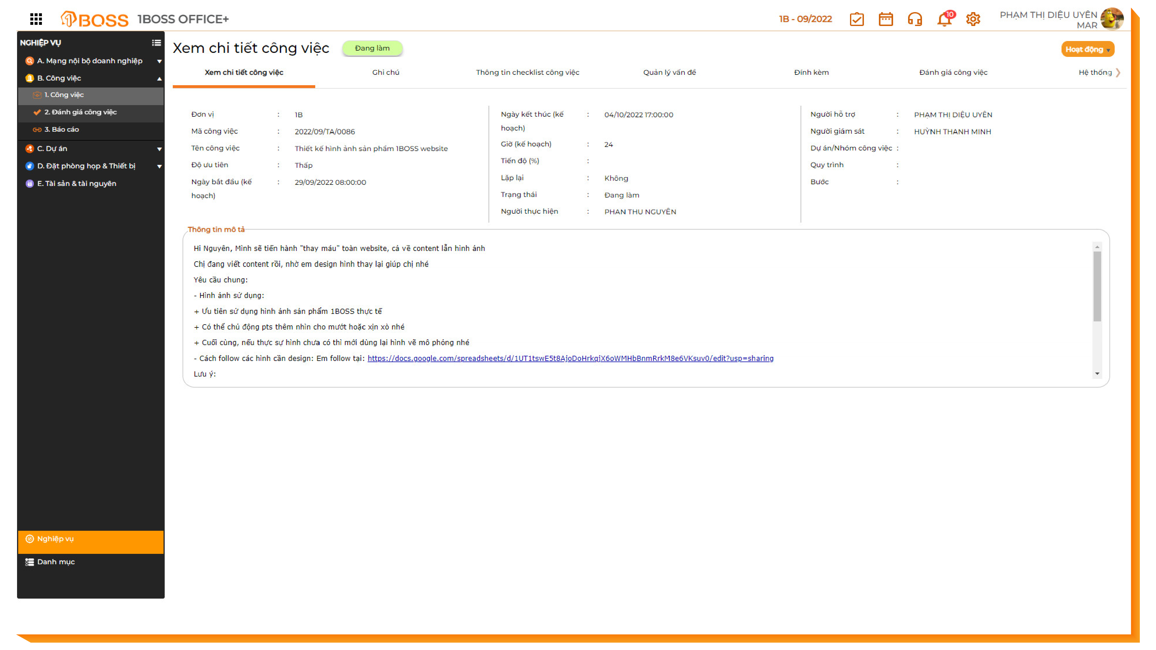 Thiết lập kế hoạch, giao việc thông minh