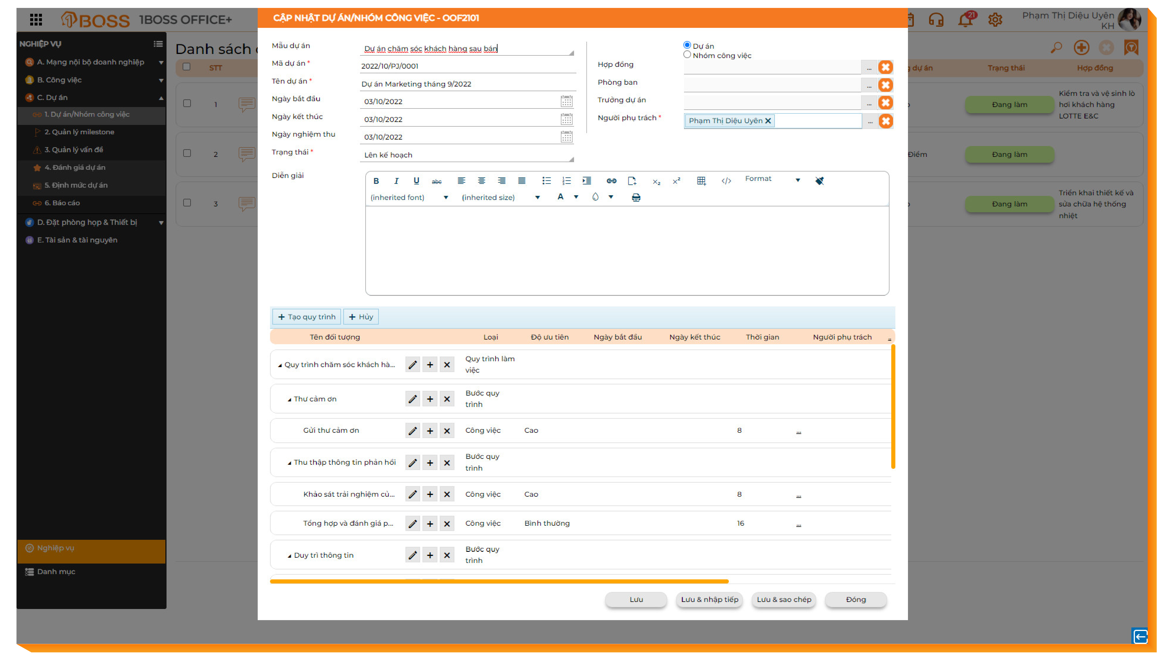 Quản lý dự án thông minh