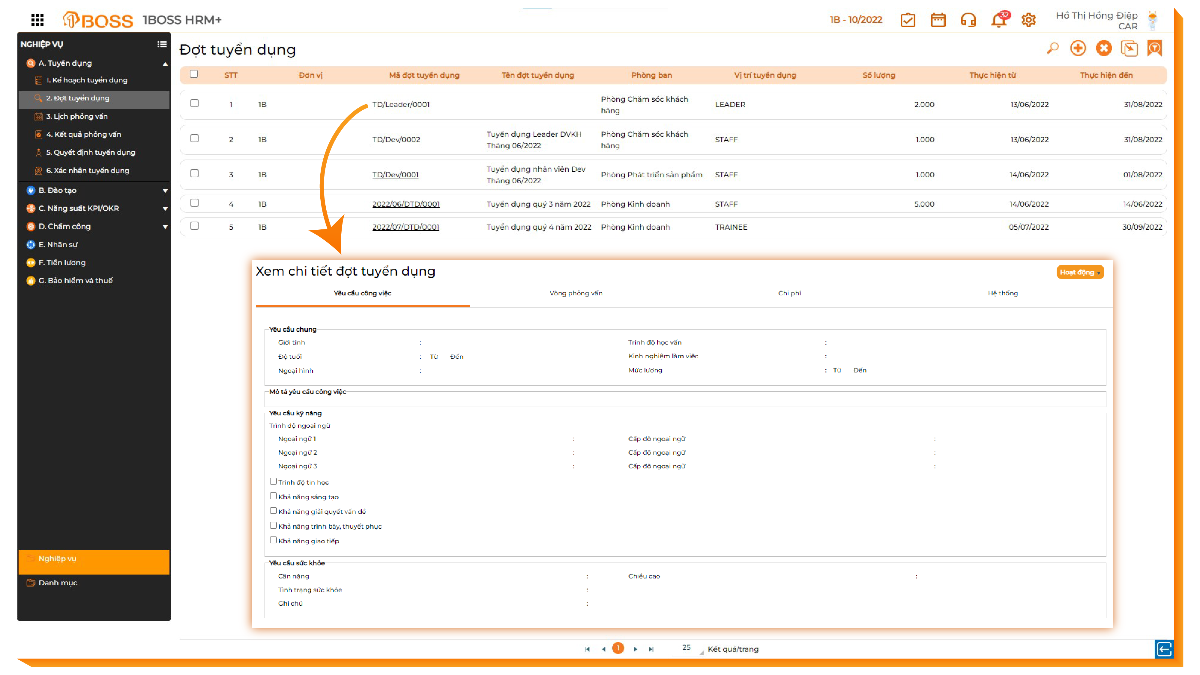 Phỏng vấn và đánh giá