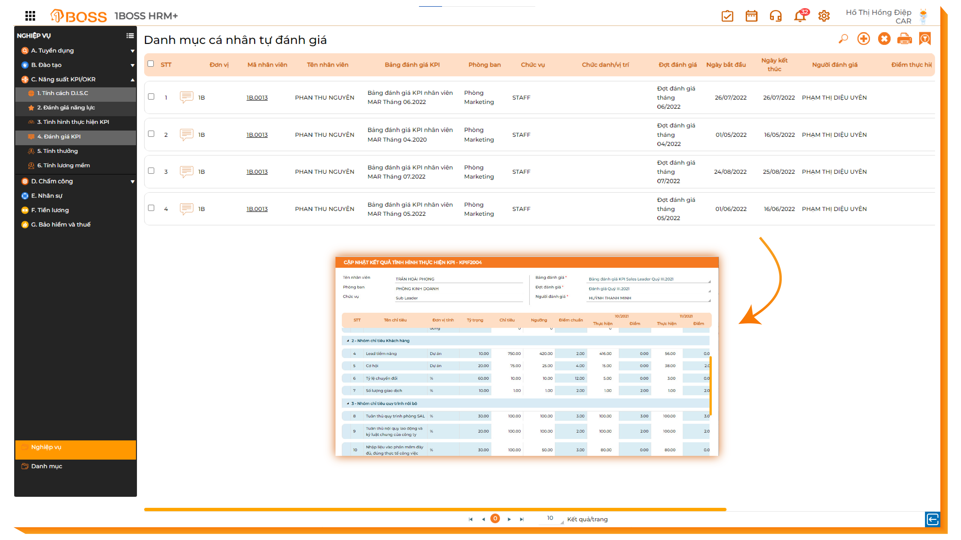 Tính thưởng, lương mềm