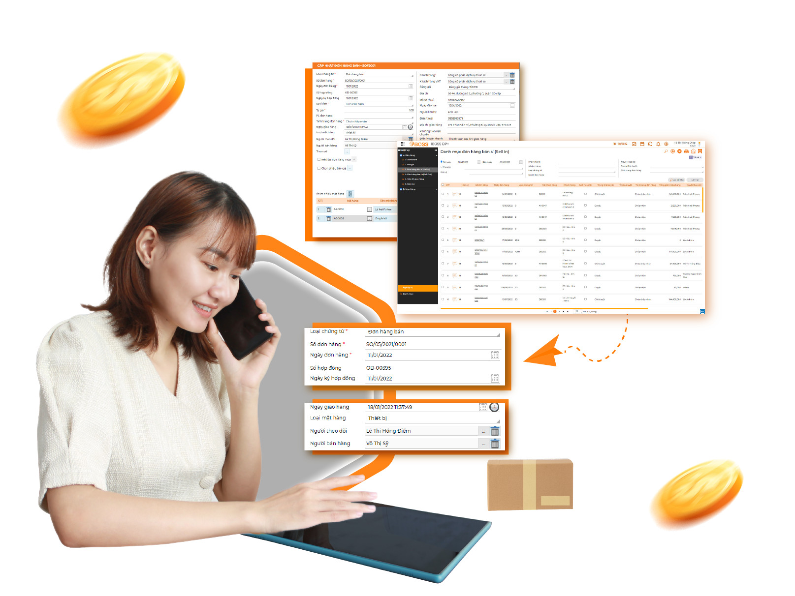 Quản lý đơn hàng bán