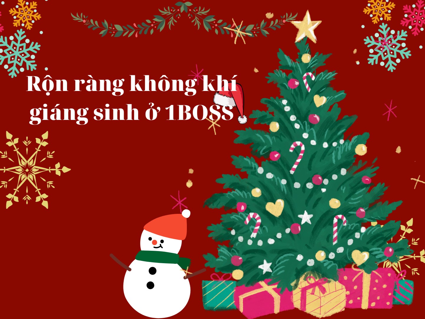 Rộn ràng không khí giáng sinh ở 1BOSS