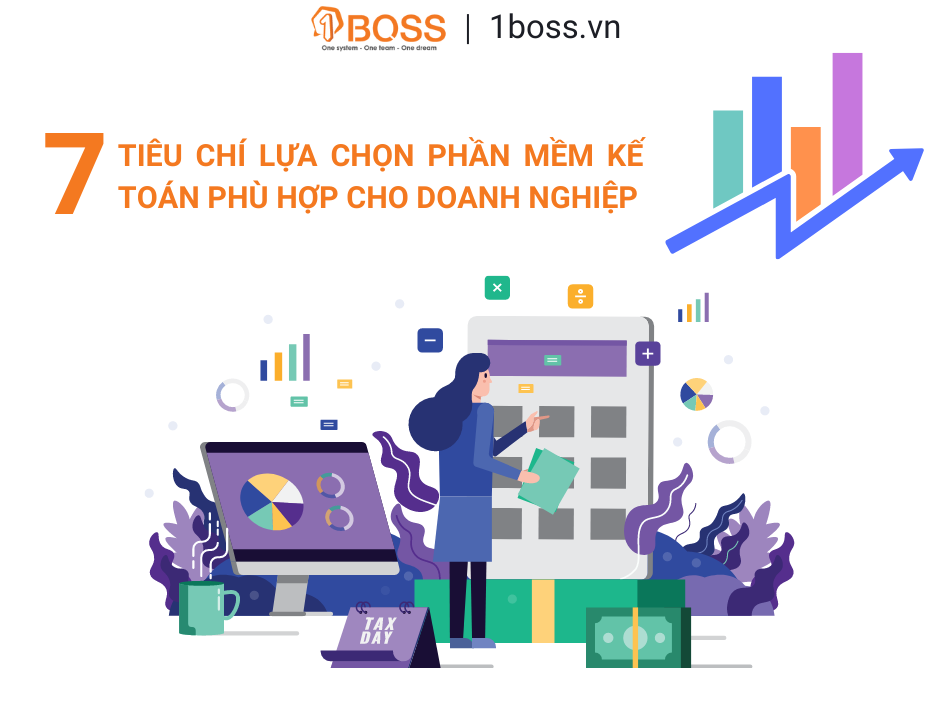 7 tiêu chí lựa chọn phần mềm kế toán phù hợp cho doanh nghiệp