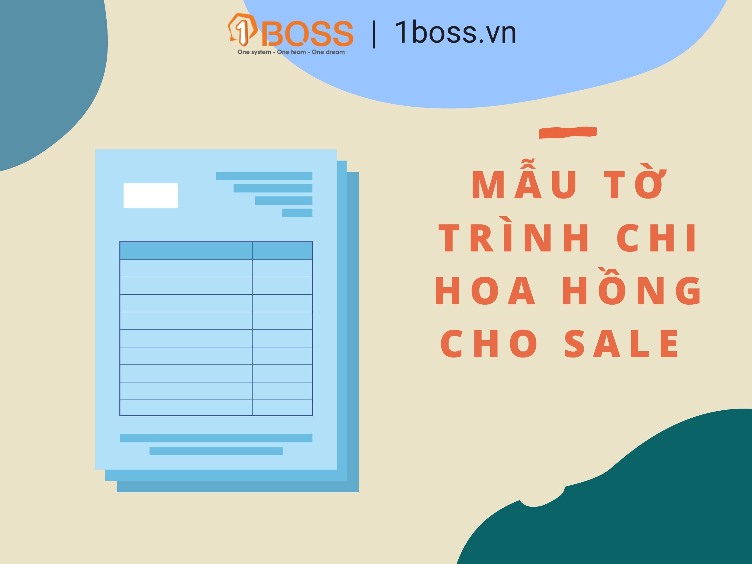 Mẫu tờ trình chi hoa hồng cho sale chuẩn nhất 2023