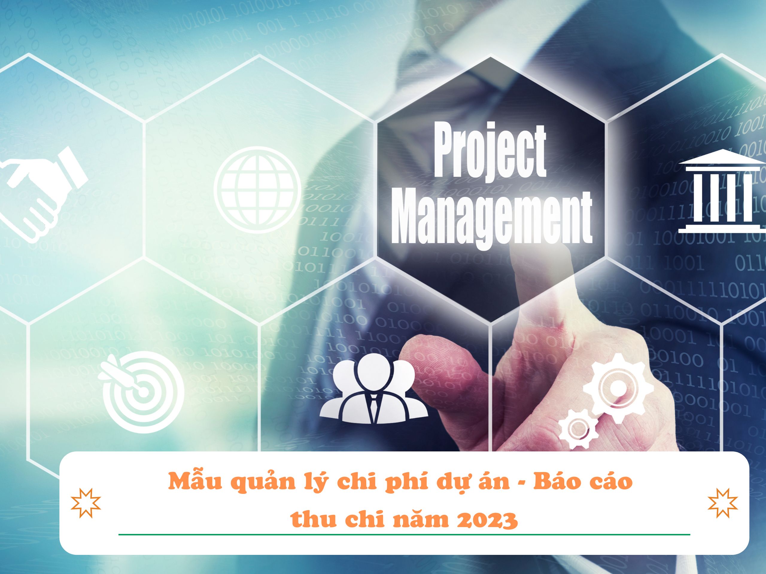 Mẫu quản lý chi phí dự án - Báo cáo thu chi năm 2023