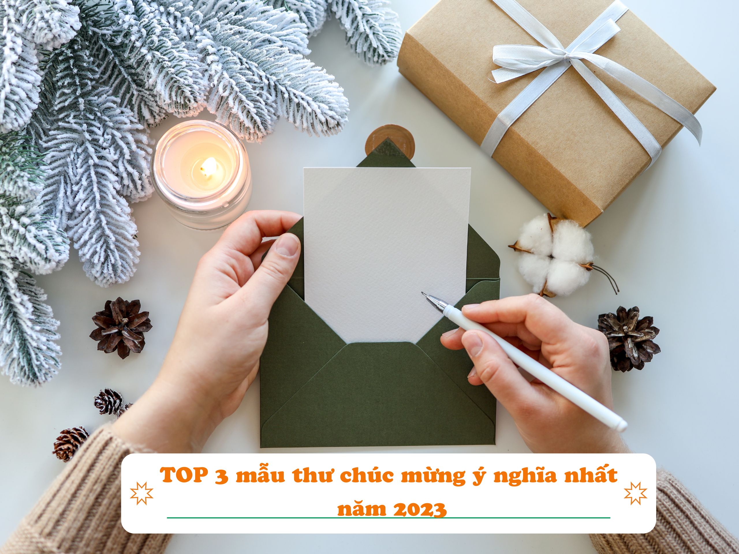 TOP 3 mẫu thư chúc mừng ý nghĩa nhất năm 2023