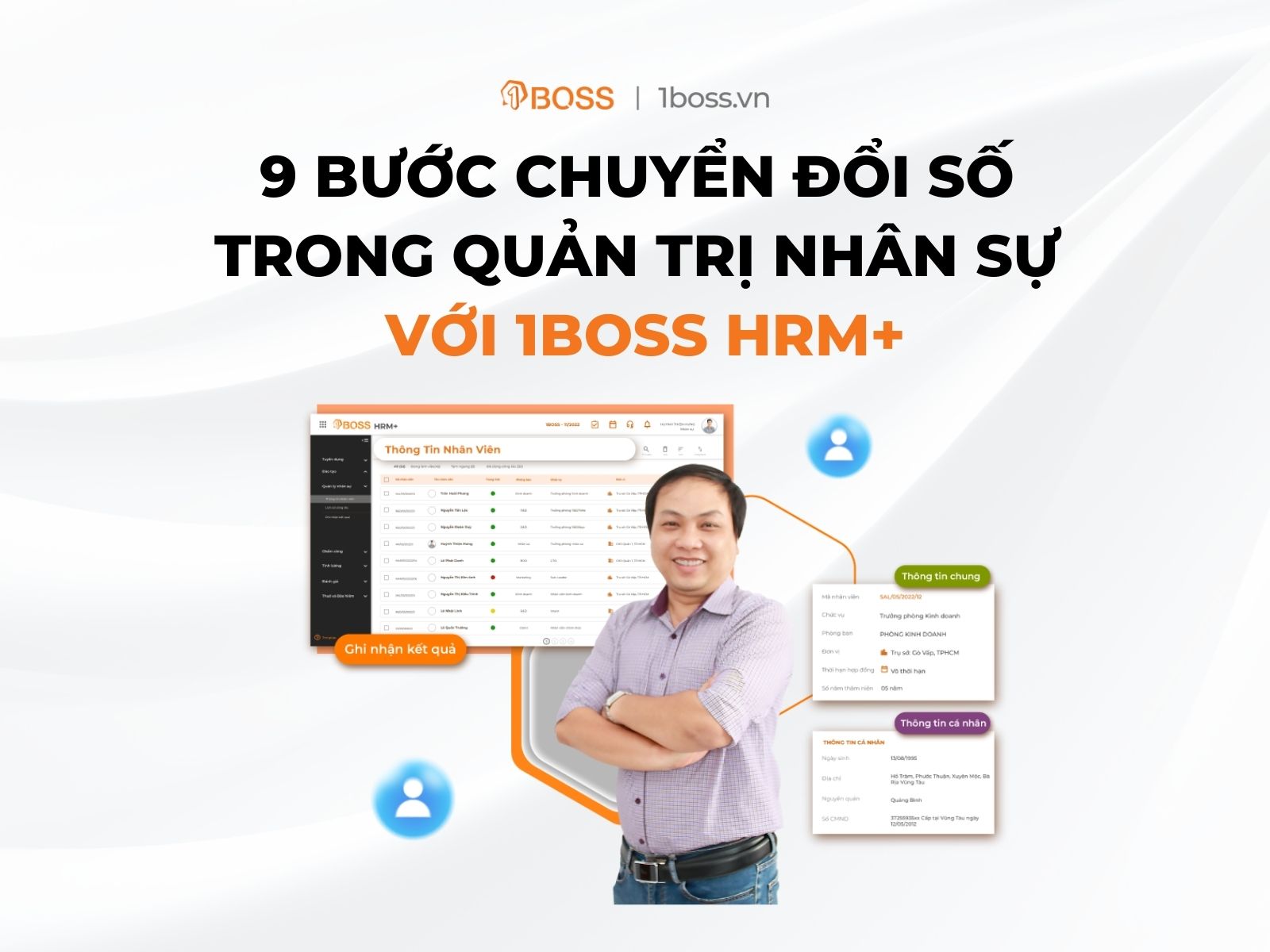 9 bước triển khai chuyển đổi số trong quản trị nhân sự với 1BOSS HRM+