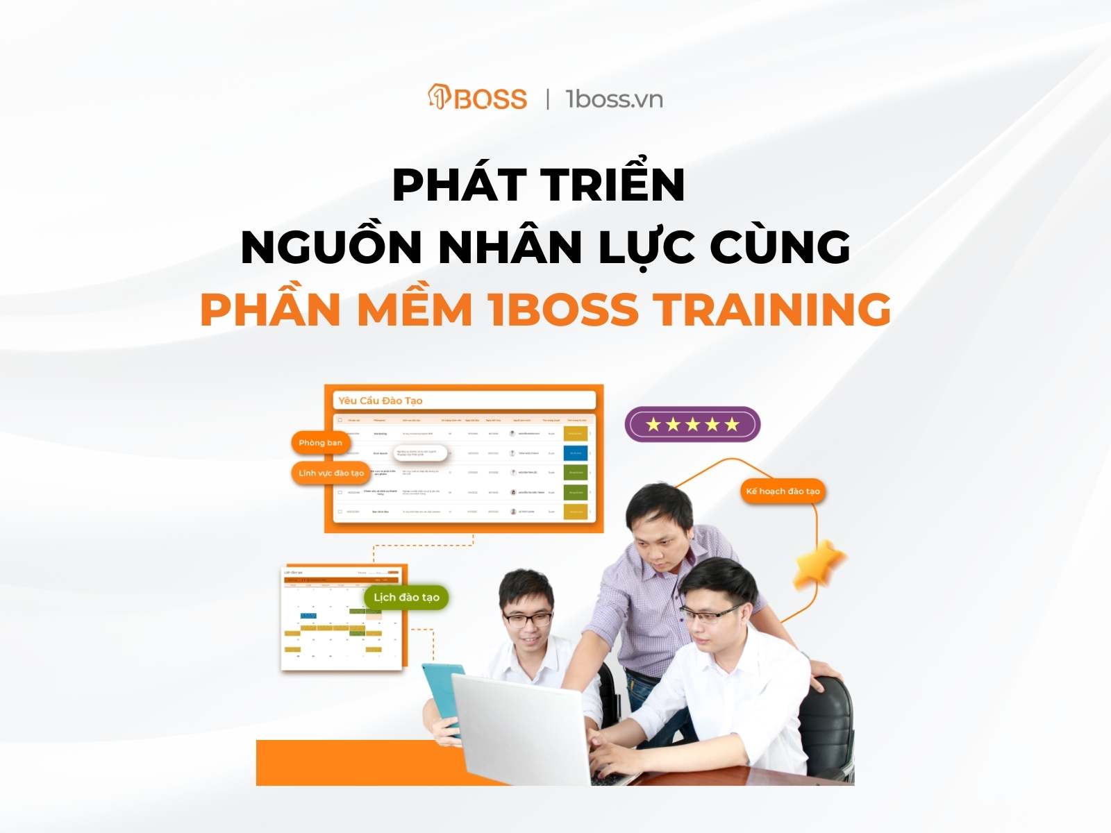 Phát triển nguồn nhân lực cùng phần mềm quản lý đào tạo 1BOSS Training