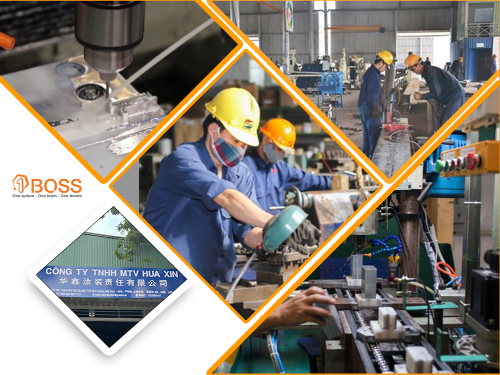 Kim loại Hua Xin quản lý sản xuất toàn diện cùng 1BOSS 
