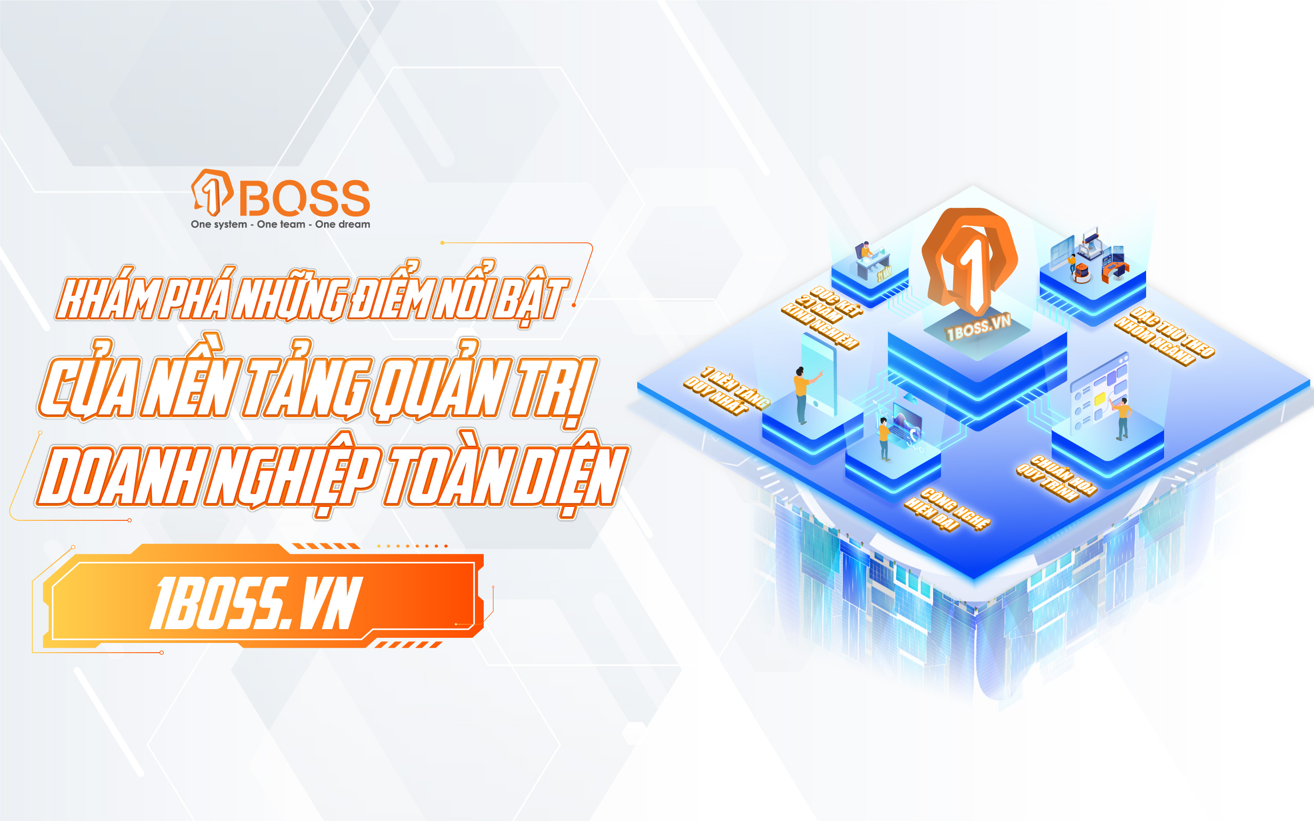 Khám phá những điểm nổi bật của nền tảng quản trị doanh nghiệp toàn diện 1BOSS