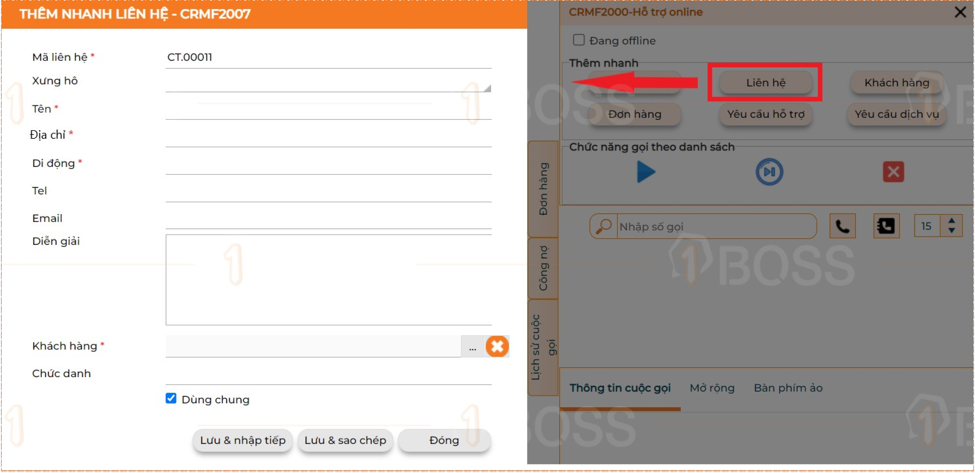 Tổng đài hỗ trợ online – Call center