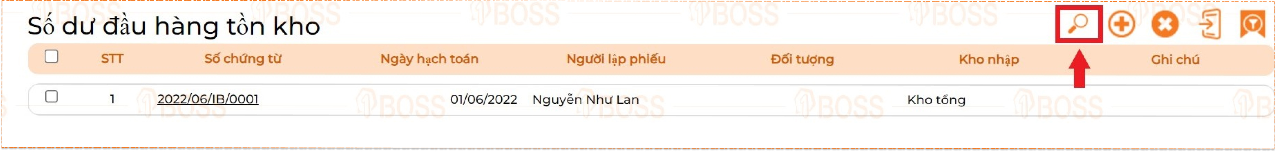 Số dư đầu hàng tồn kho