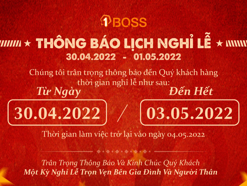 Thông báo nghỉ lễ Quốc Khánh Việt Nam & Quốc tế lao động năm 2022